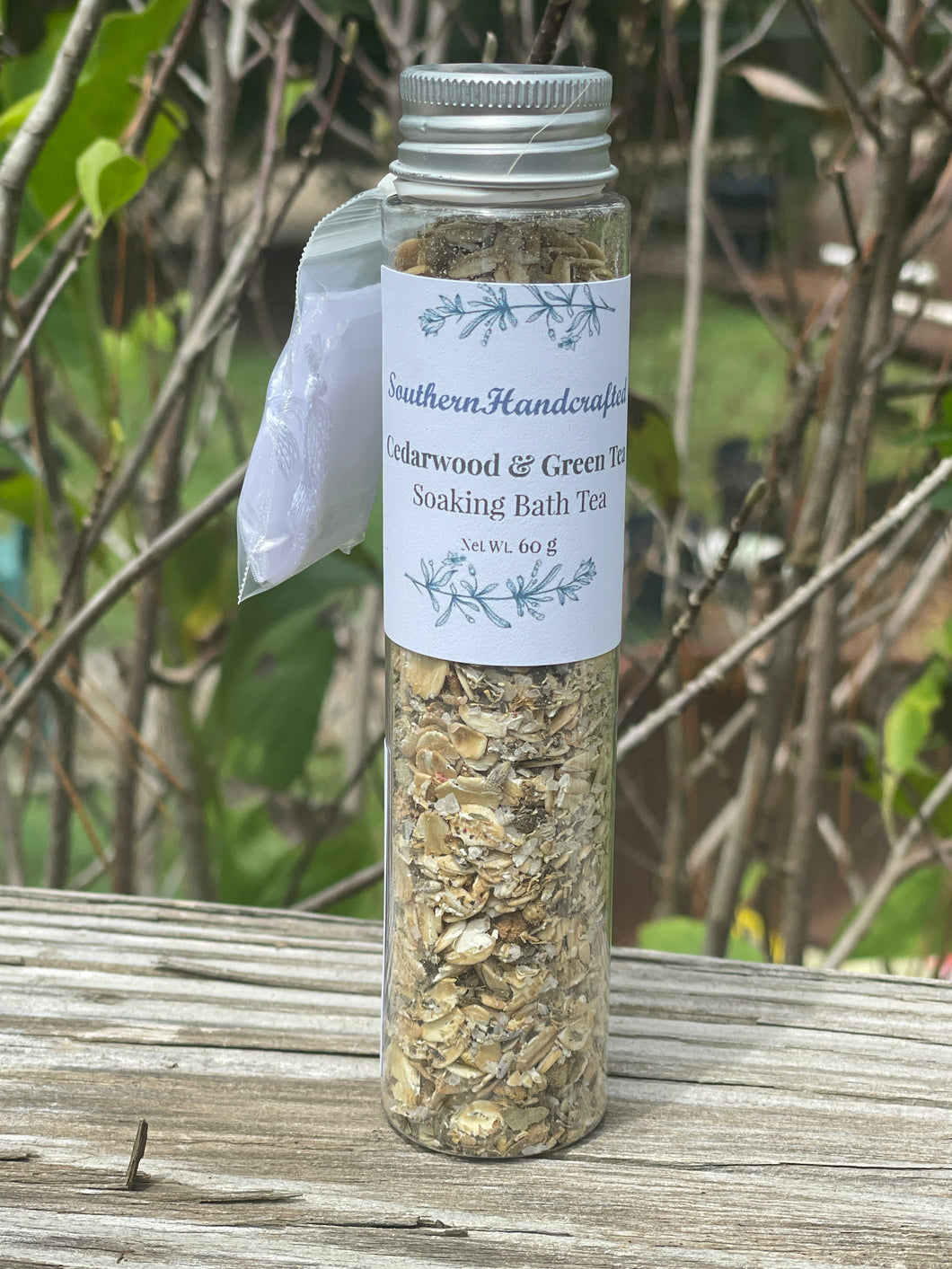 Cedarwood Blanc & Green Tea Bath Teas