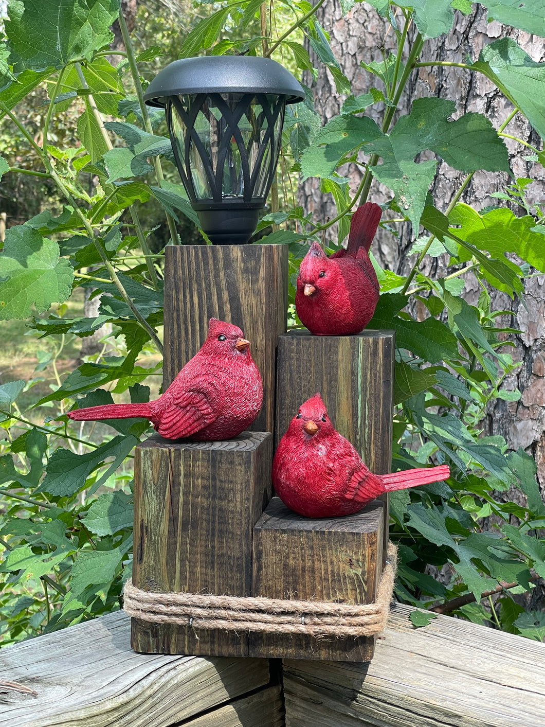 Red Bird Decorative Solar Lamp