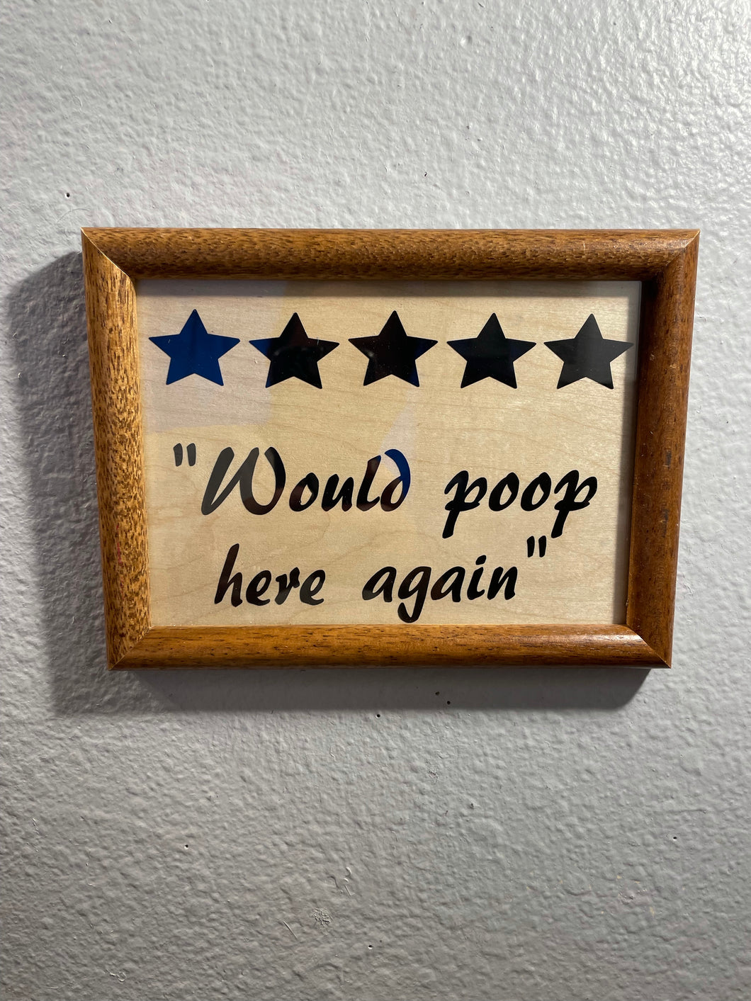 Would Poop Here Again